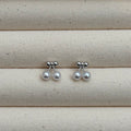 Petite Cherry Pearl Studs