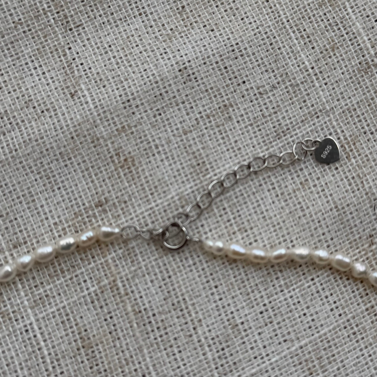 Dainty Rice Pearl Necklace