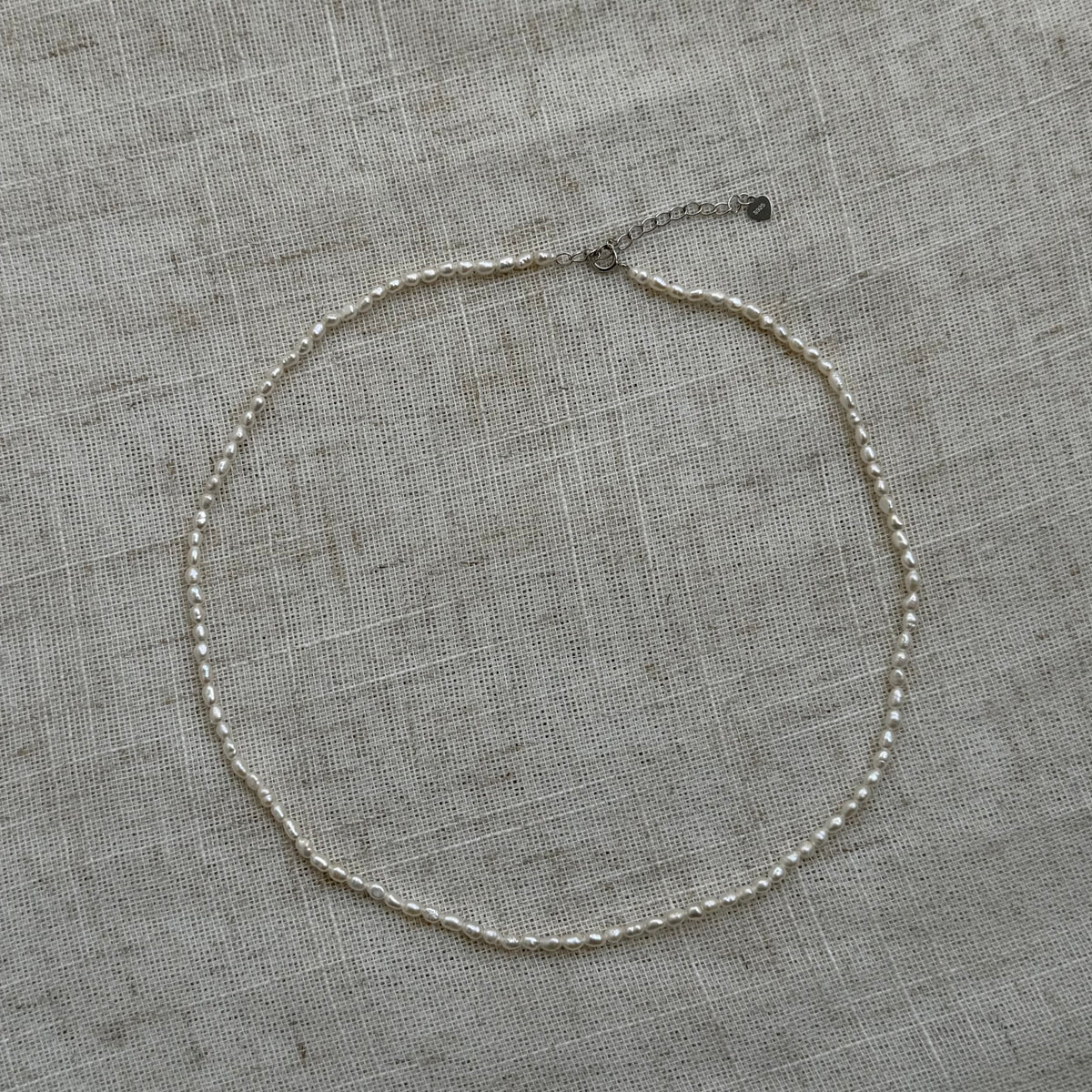 Dainty Rice Pearl Necklace